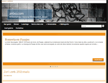 Tablet Screenshot of antxo.com